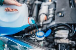 Topping up car coolant during summer